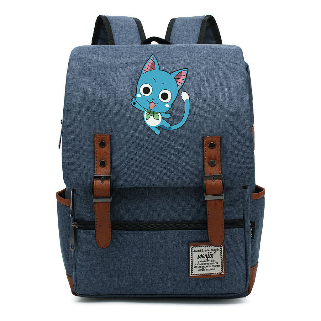 Printed Schoolbags Young Students And Classic Backpacks With Belt Buckles  Men And Women 38*27*12.5cm