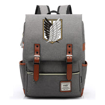 The Giant Of Manga Attack Printed Teenage Student Backpack For Men And Women With Casual Belt Buckle Classic Backpack 38*27*12.5cm