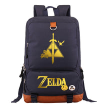 Golden Selda Kingdom Tear Print Youth Student School Bag Travel Bag Shoulder Travel Backpack