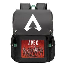 Apex Hero Print Usb Charging Head Youth School Bag Casual Backpack