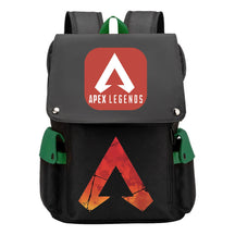 Apex Hero Print Usb Charging Cap Headpiece Student Backpack Leisure Backpack