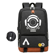 Apex Hero Print Usb Student Backpack For Leisure Travel Backpack