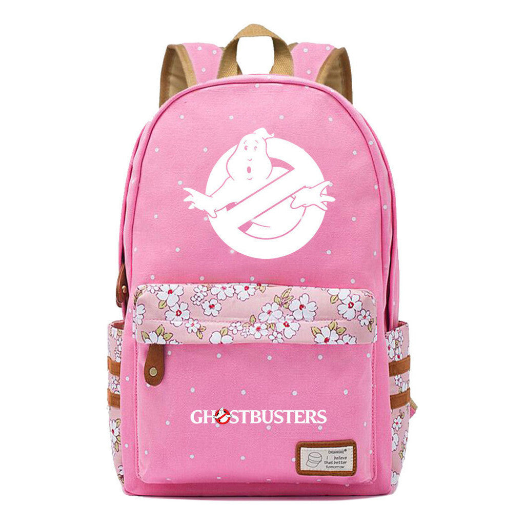 Devil Print Student Backpack, Fashionable And Casual Backpack
