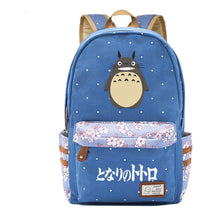Printed Youth Student School Bag Fragmented Flower Leisure Backpack