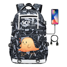 Printed Usb Youth Backpack For Men And Women's Leisure Travel Backpack
