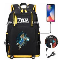 Legend Of Zelda Printed Youth Student Backpack For Men And Women With Large Capacity Leisure Travel Backpack