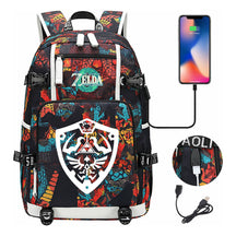 Printed Teenage Student Backpack For Men And Women's Leisure Travel Backpack