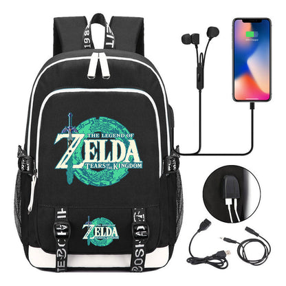 Usb Student Backpack For Men And Women's Leisure Sports Backpack
