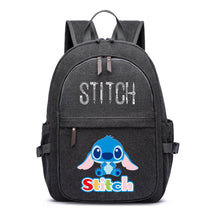 Anime Star Baby Stitch Printed Youth Student Backpack For Men And Women With Casual Woven Straps Backpack