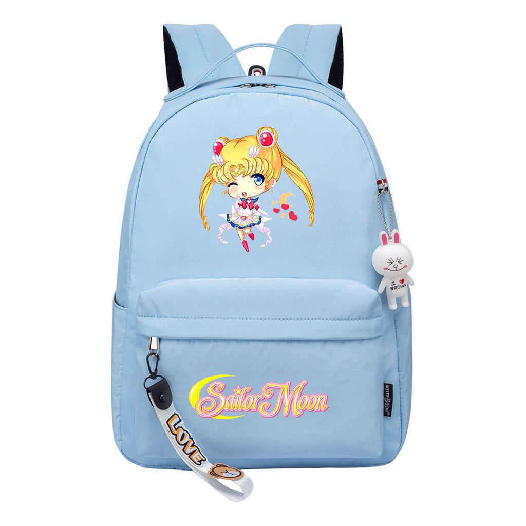 Beautiful Girl Warrior Printed Youth Student School Bag Men's And Women's Leisure Bag Women's Backpack