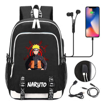 Naruto Student Backpack Usb Men's And Women's Casual Backpack