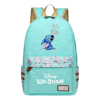 Printed Teenage Student Backpack For Men And Women's Leisure Backpack