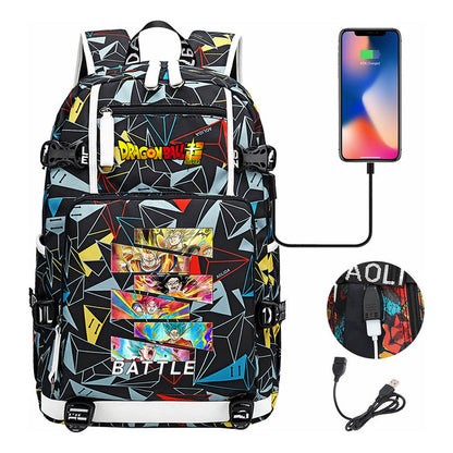 Sun Wukong Usb Large Capacity Youth Student Backpack For Leisure Travel Backpack