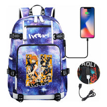 Volleyball Youth Usb Large Capacity Youth Student School Bag Men's And Women's Leisure Travel Backpack