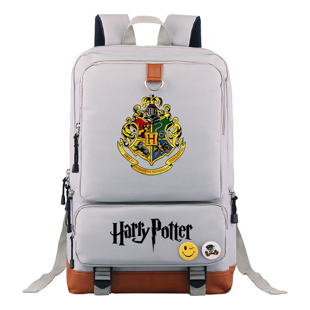 School Of Witchcraft And Wizardry Youth Student School Bag Large Capacity Travel Bag Men's And Women's Backpack