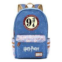 School Of Witchcraft And Wizardry Youth Student School Bag Fragmented Canvas Girl Backpack