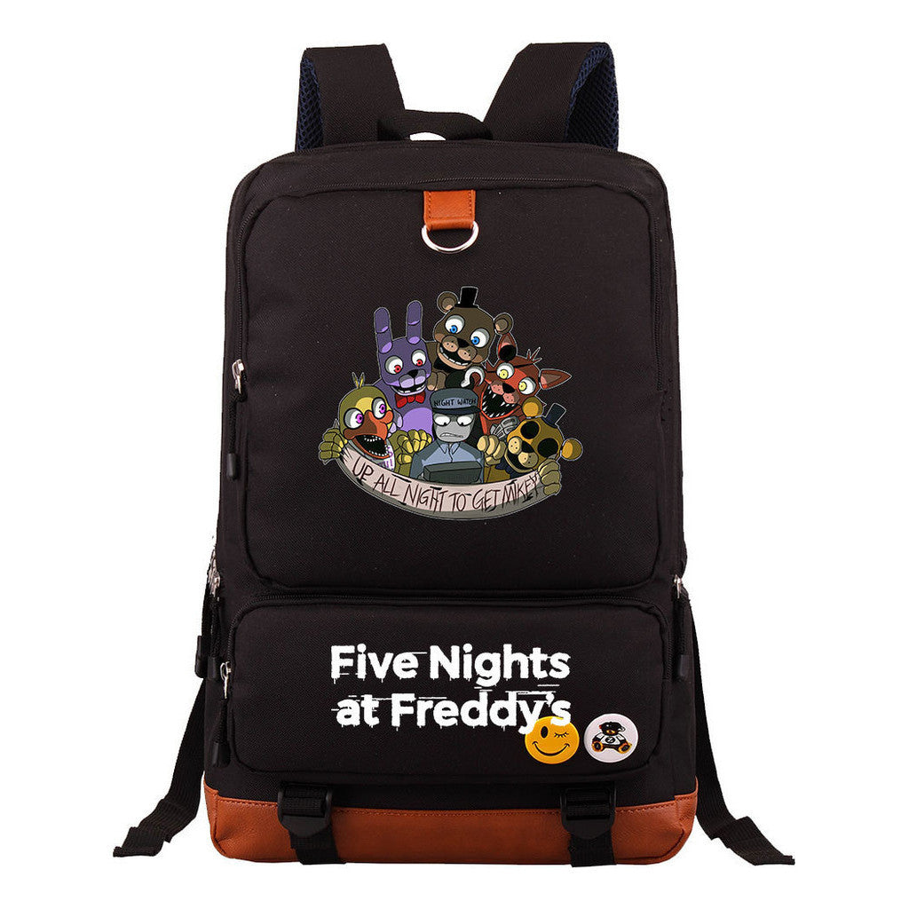 Toy Bear Game Youth Student School Bag Large Capacity Travel Bag Men's And Women's Backpack