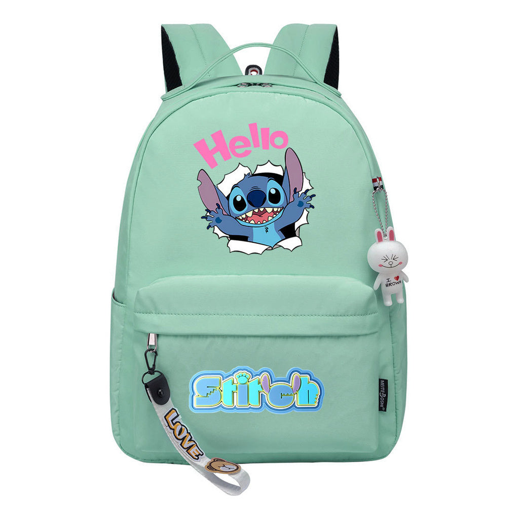 Interstellar Baby Stitch Printed Youth Student School Bag For Men And Women Leisure Travel Bag For Women Backpack
