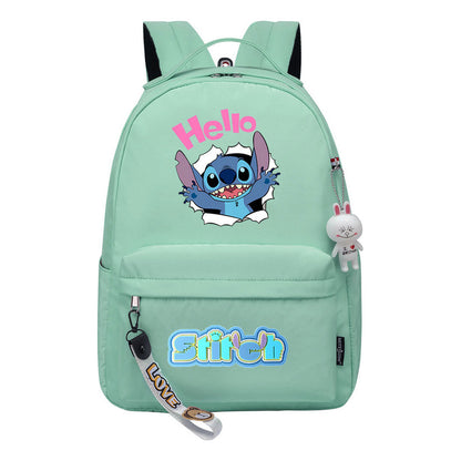 Interstellar Baby Stitch Printed Youth Student School Bag For Men And Women Leisure Travel Bag For Women Backpack