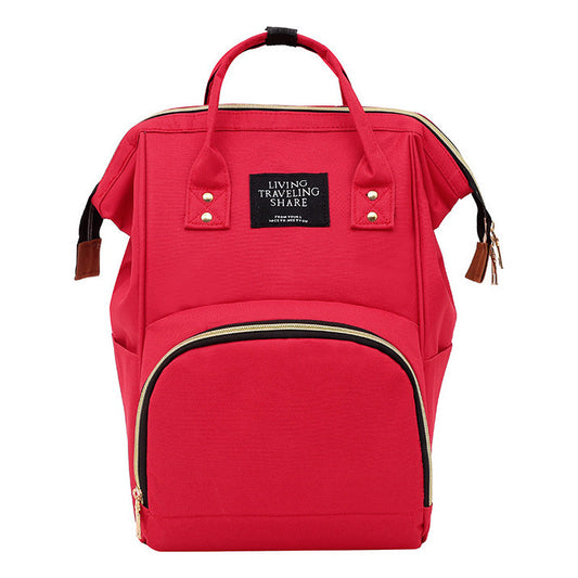 Mother And Baby Bag, Simple And Large Capacity, Portable Backpack, Multifunctional, Fashionable, Casual Backpack, Mommy Bag