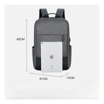 Leisure Backpack, Men's Business Laptop Bag, Large Capacity Backpack, Fashionable Travel Sports Bag, Backpack