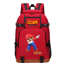 Super Mario Printed Teenage Student Backpack Leisure Travel Backpack