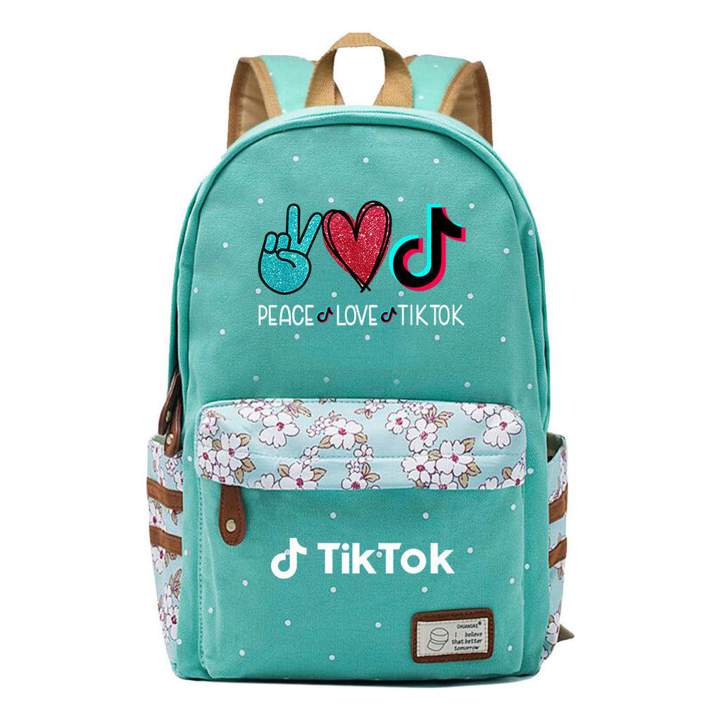 Short Video Student Backpack, Fashionable And Casual Backpack