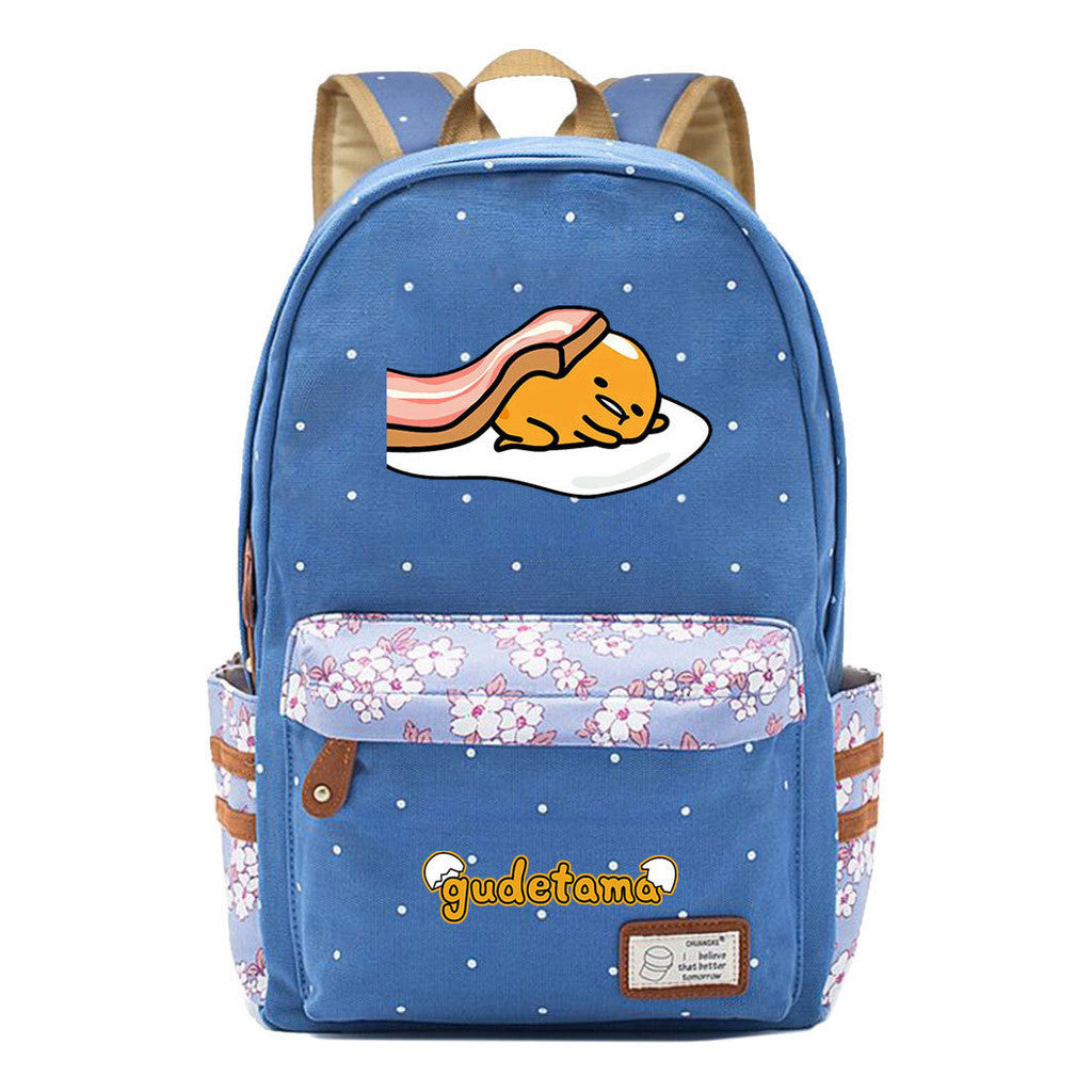 Cartoon Day Marvel Egg Yolk Student School Bag Leisure Backpack