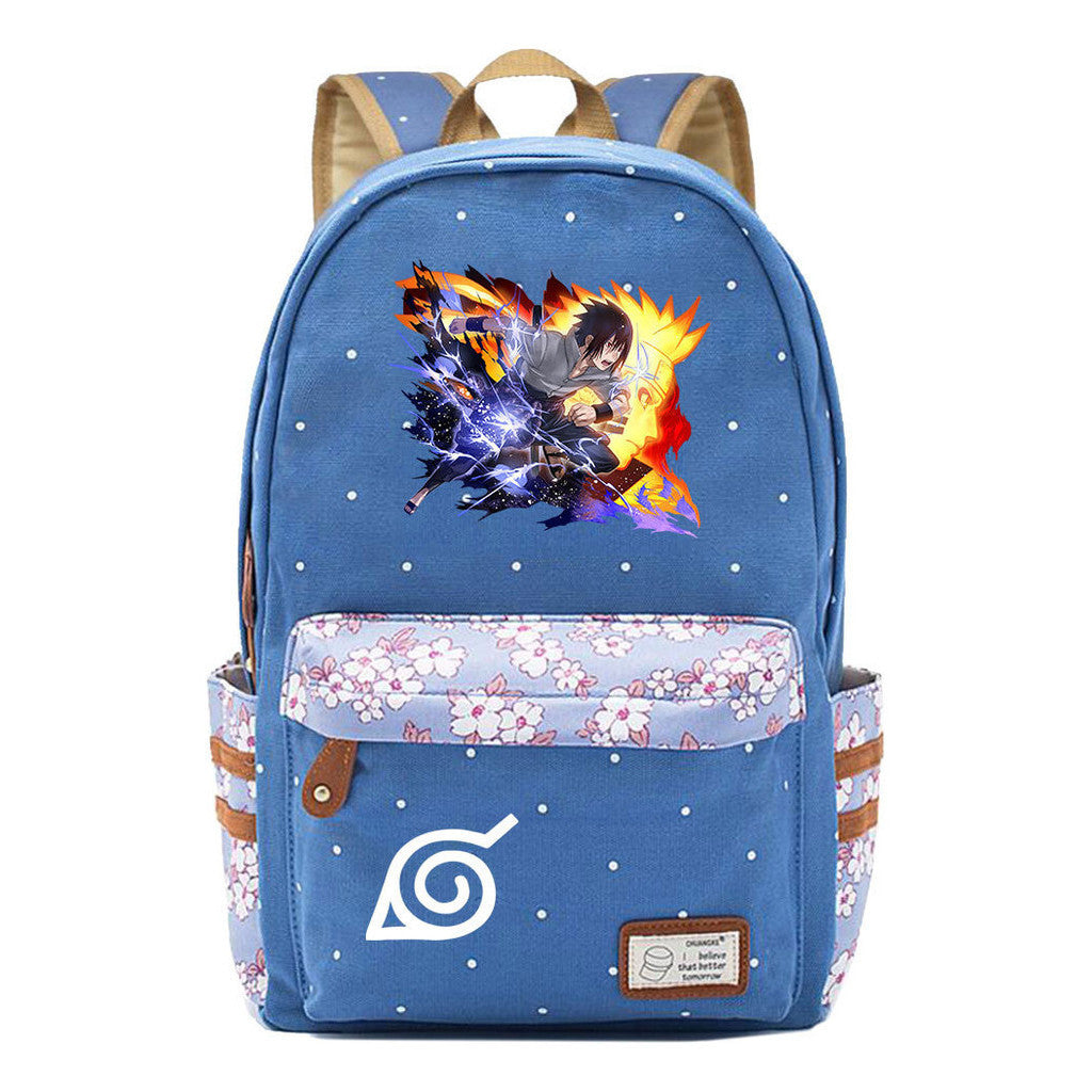 Naruto Youth Student School Bag Fashion Casual Backpack