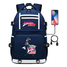 Comic Joe's Wonderful Adventure Print Usb Youth Student Backpack For Men And Women's Leisure Travel Backpack