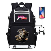 Comic Joe's Wonderful Adventure Print Usb Youth Student Backpack For Men And Women's Leisure Travel Backpack