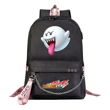Super Mario Printed Teenage Student Backpack For Men And Women With Casual Woven Straps Backpack