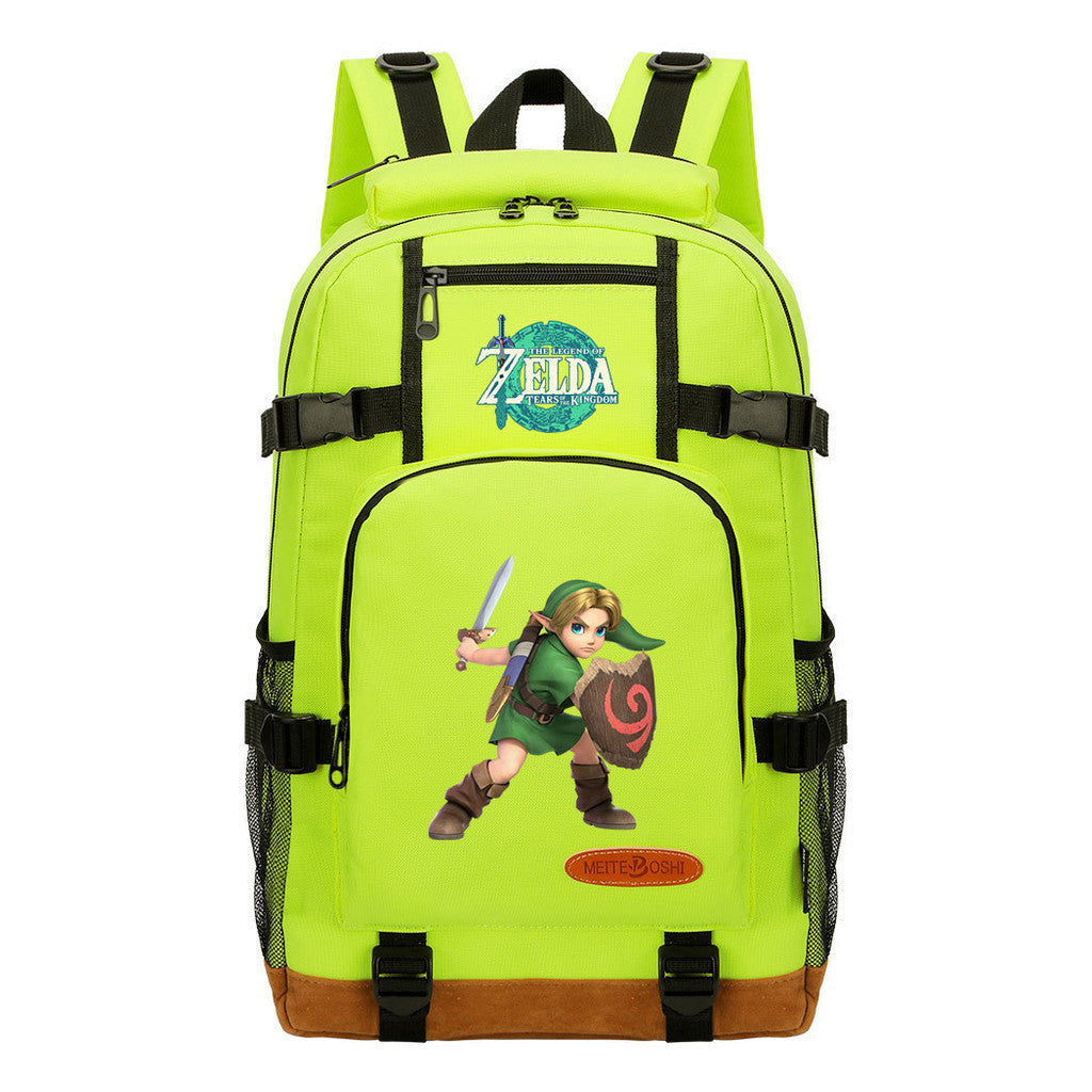Printed Student Backpack For Leisure Travel Backpack