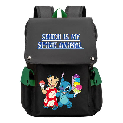 Sports Football Star Usb Charging Cover, Youth Student Backpack, Men's And Women's Leisure Backpack