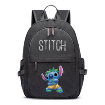 Anime Star Baby Stitch Printed Youth Student Backpack For Men And Women With Casual Woven Straps Backpack