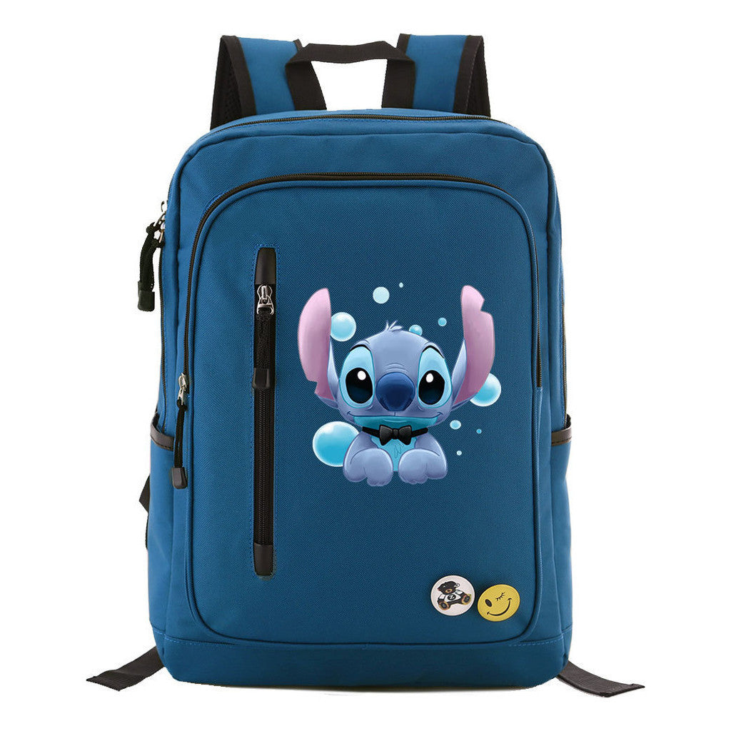 Sports Football Star Printed Youth Student Backpack For Leisure Travel Backpack