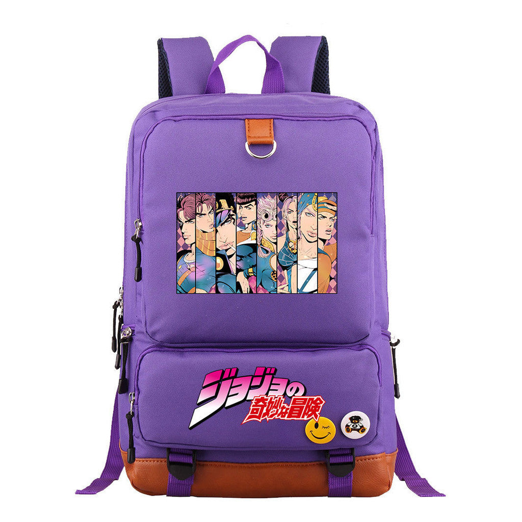 Comic Jojo's Wonderful Adventure, Schoolbags For Young Students, Backpacks For Men And Women, Travel Bags