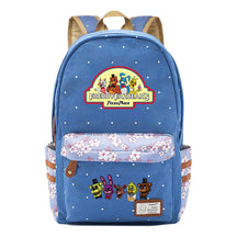Toy Bear Game, Fashionable Print, Teenage Girl Student Backpack, Casual Canvas Backpack