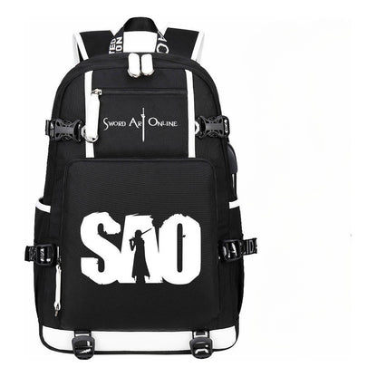 Usb Youth Student Backpack Men And Women's Leisure Travel Backpack