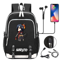 Naruto Student Backpack Usb Men's And Women's Casual Backpack