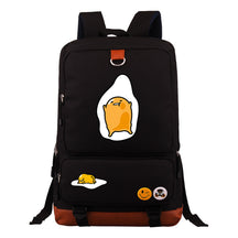 Cartoon Anime Lazy Egg Youth Student Backpack With Large Capacity Travel Bag For Boys And Girls Backpack