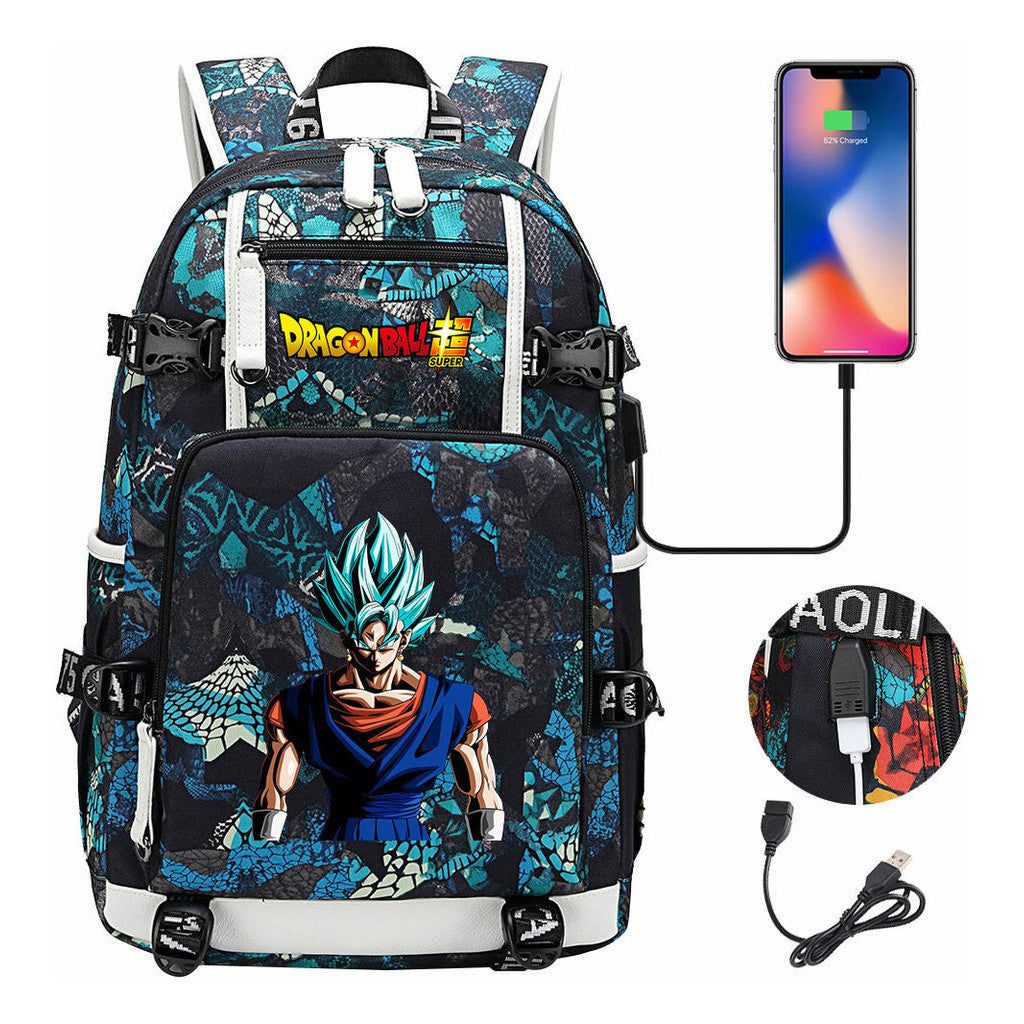 Sun Wukong Usb Large Capacity Youth Student Backpack For Leisure Travel Backpack