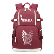 Giant Winged Soldier Captain Of Anime Attack Student Backpack, Leisure Travel Backpack