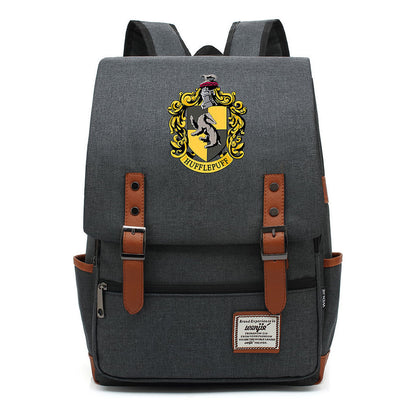 School Of Magic Printed Schoolbags For Men And Women Leisure Belt Buckle Classic Backpack 38*27*12.5cm