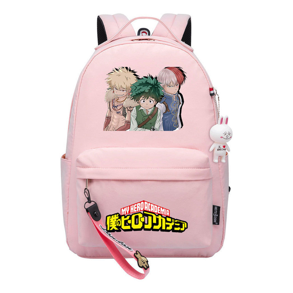 Cartoon Fashion Print Teen School Bag For Boys And Women Casual Bag For Girls Backpack