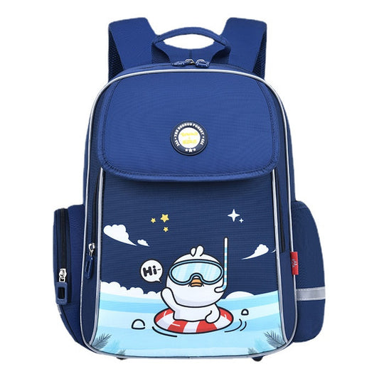 Toby Bear Student Backpack, Fashionable And Load Reducing Children's Backpack