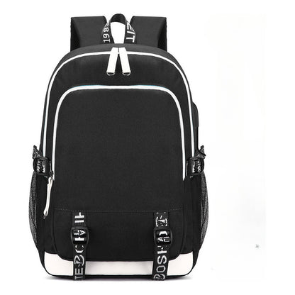 Usb Youth Primary And Secondary School Student Backpack For Men And Women's Leisure Sports Backpack