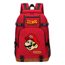 Super Mario Printed Teenage Student Backpack For Men And Women's Leisure Travel Backpack