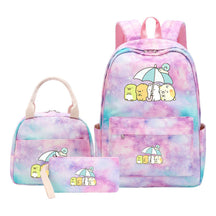 Corner Biology Student School Bag Lunch Bag Three Piece Set Backpack Set