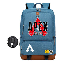 Apex Hero Print Usb Student Backpack Casual Backpack